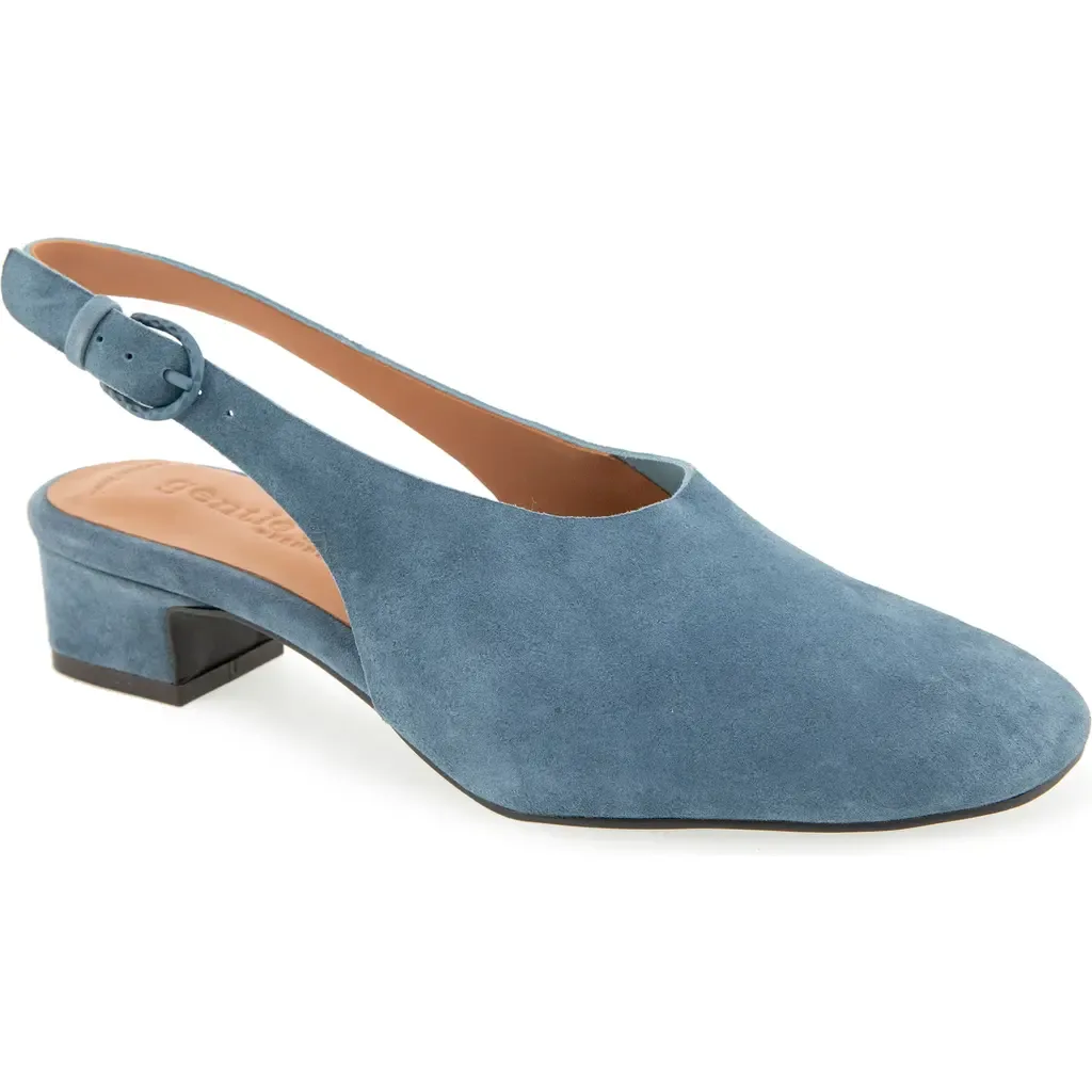 Kellis Slingback Pump in Chambray Suede by Gentle Souls