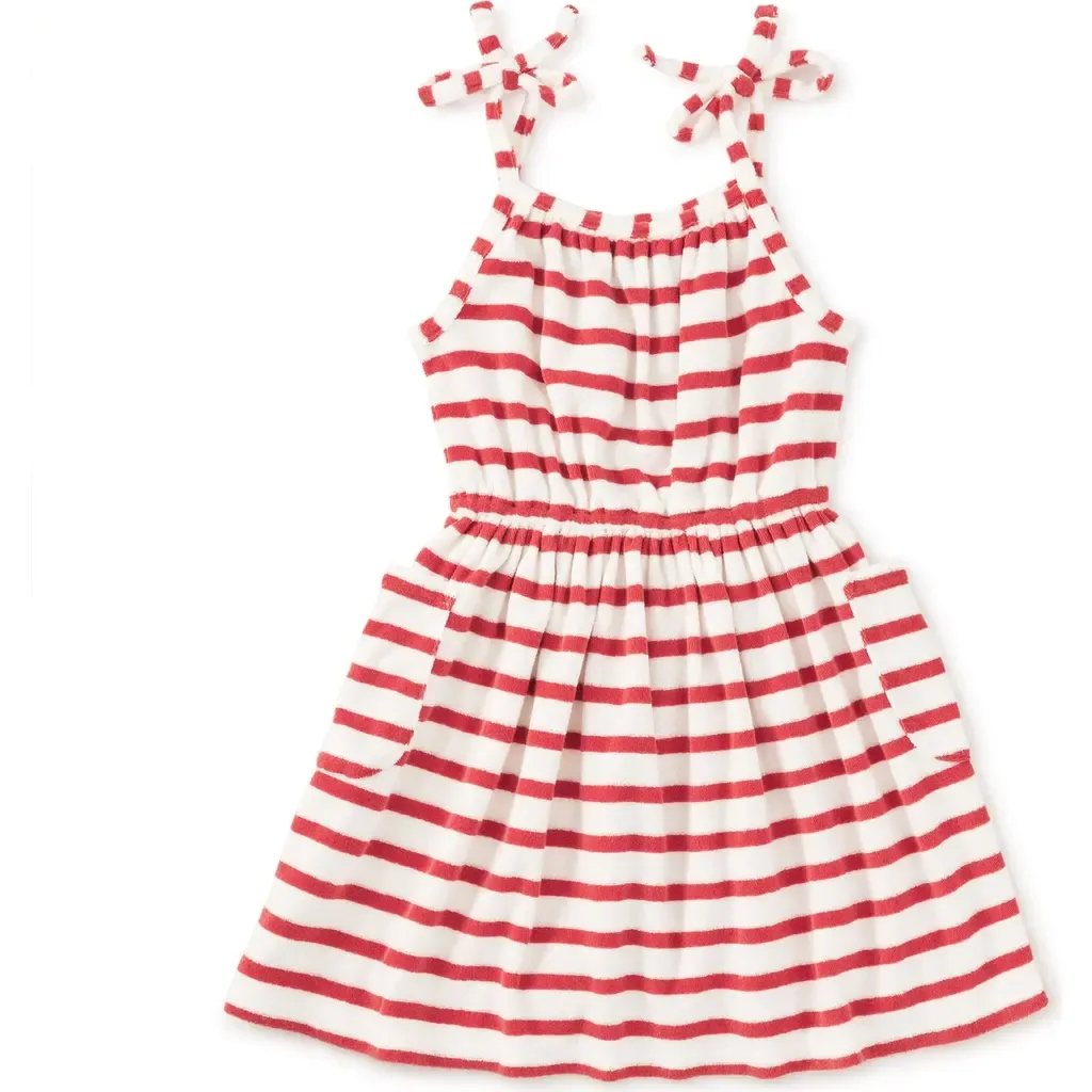 New Stripe Tie Shoulder Twirl Dress by Tea Collection