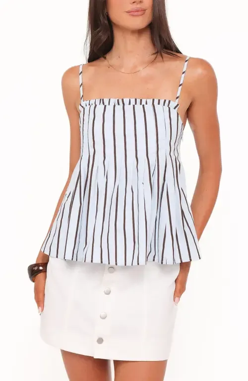 Dulce Stripe Babydoll Top by Petal & Pup