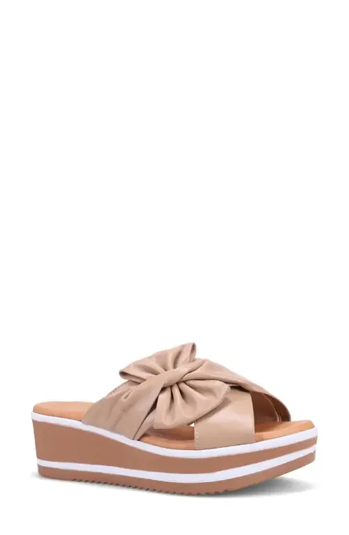 Paislee Platform Wedge Slide Sandal