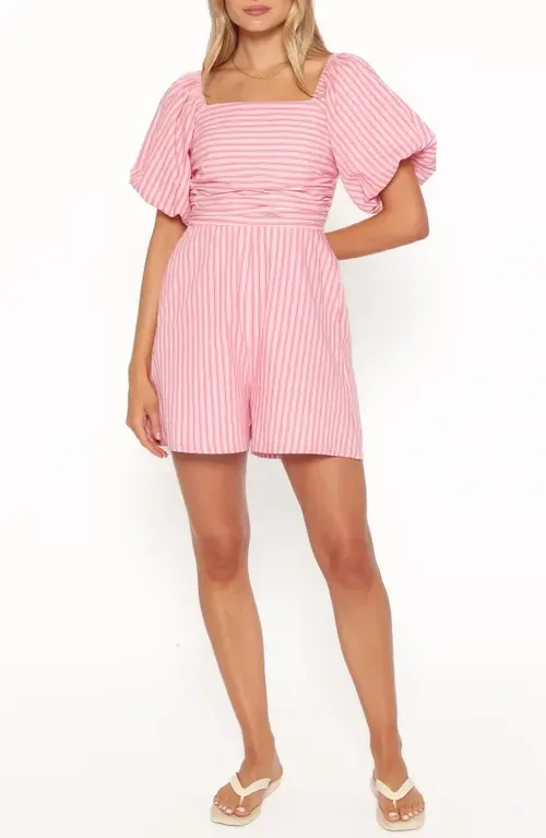 Clo Puff Sleeve Romper by Petal & Pup