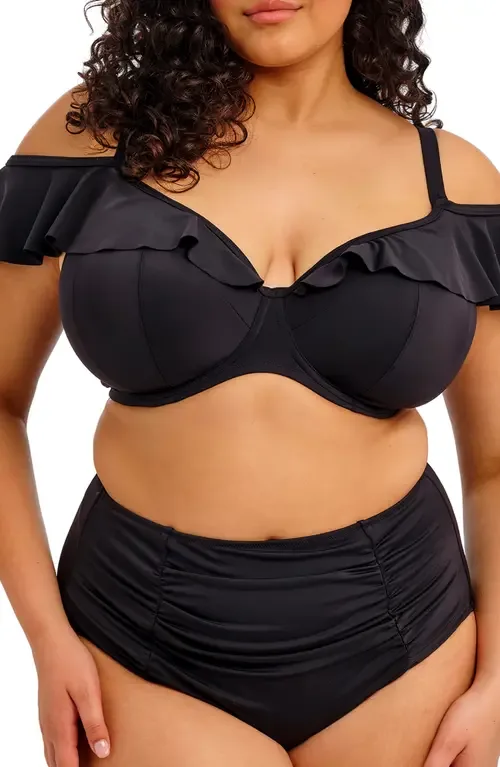 Plain Sailing Ruffle Underwire Bikini Top by Elomi