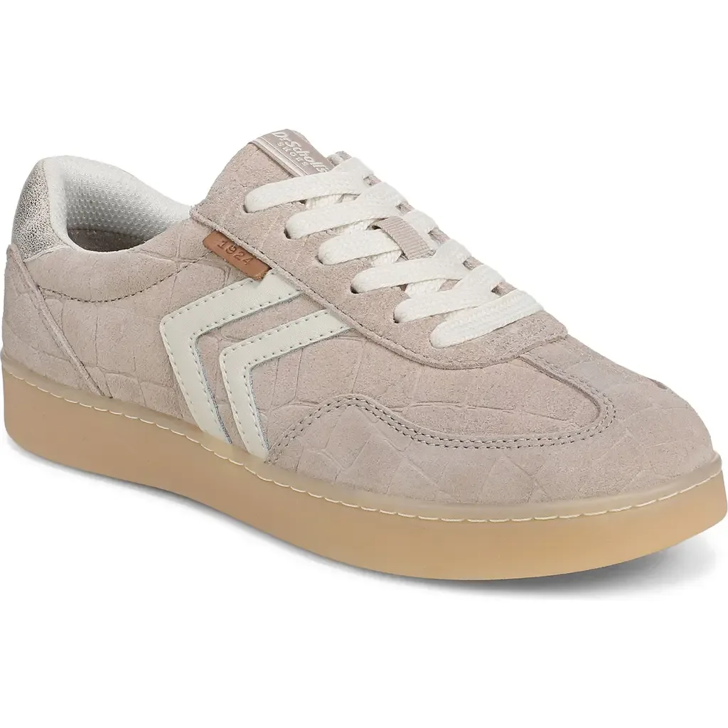 Rebel Sport Sneaker in Chalk Beige Suede