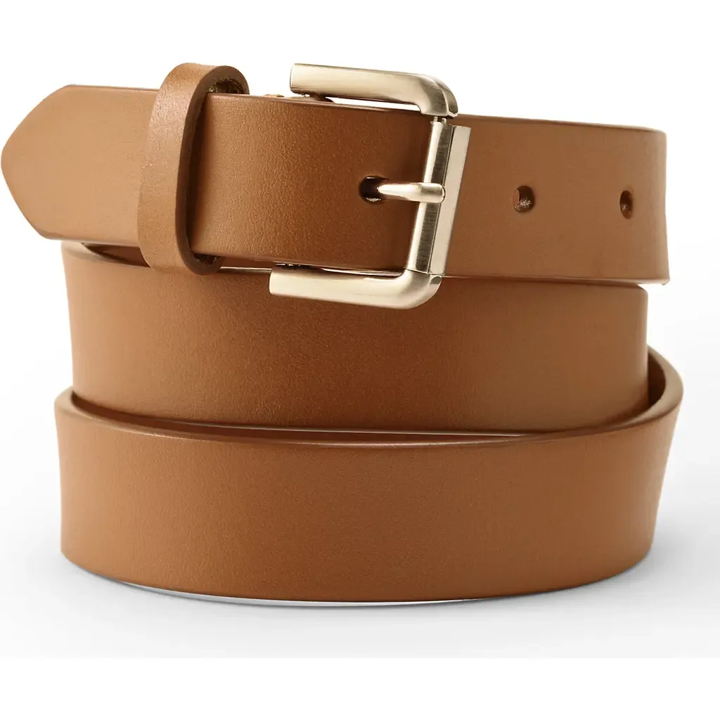 Classic Leather Belt by Lands' End