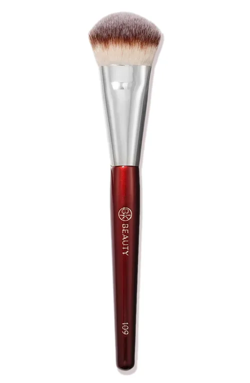109 Mini Contoured Foundation Brush by BK Beauty