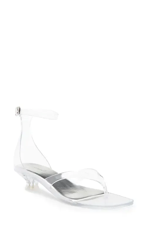 Gummy Ankle Strap Sandal