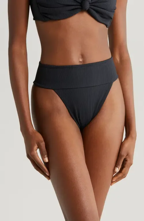 Tamarindo Rib High Cut Bikini Bottoms by MONTCE