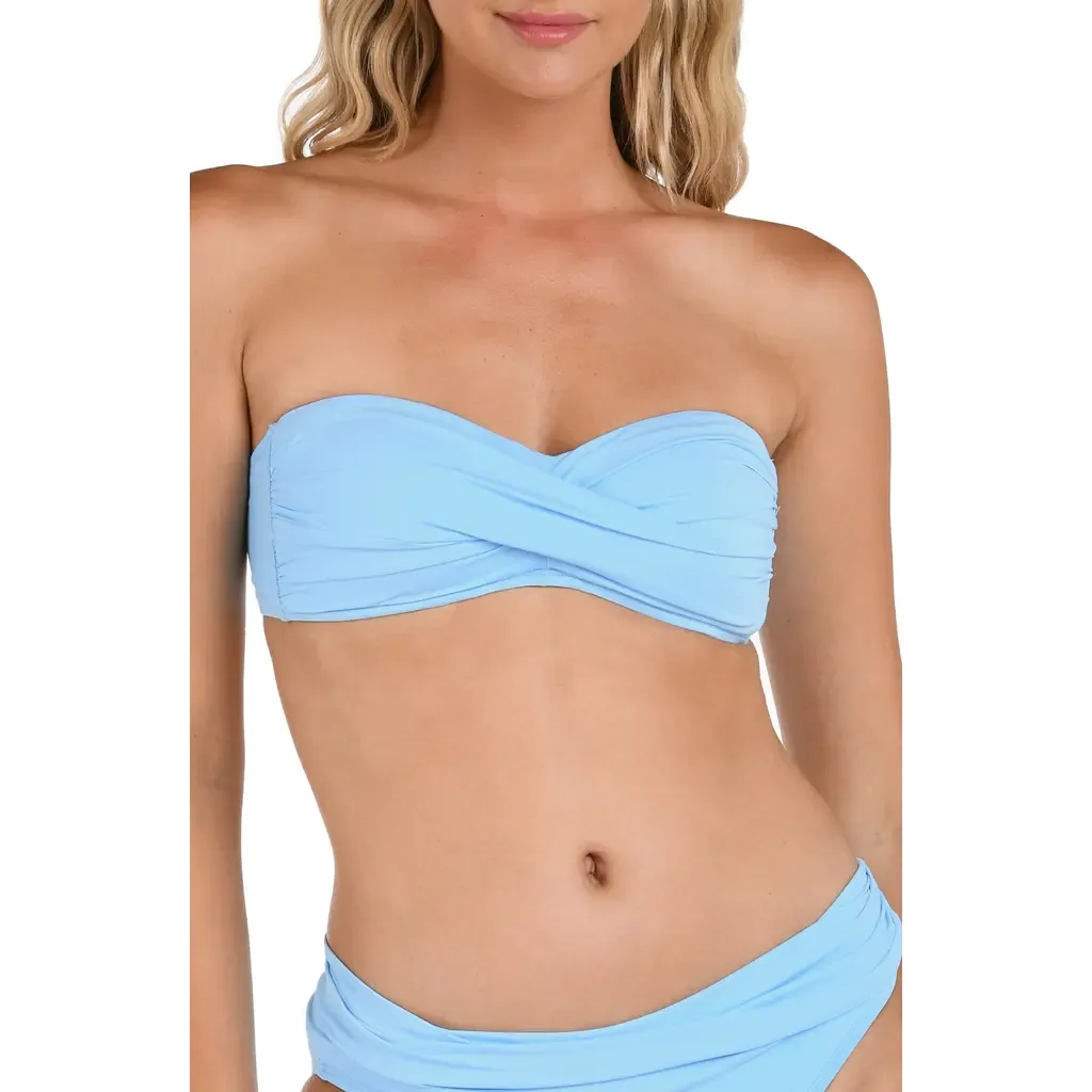 Island Goddess Twist Bandeau Bikini Top by La Blanca