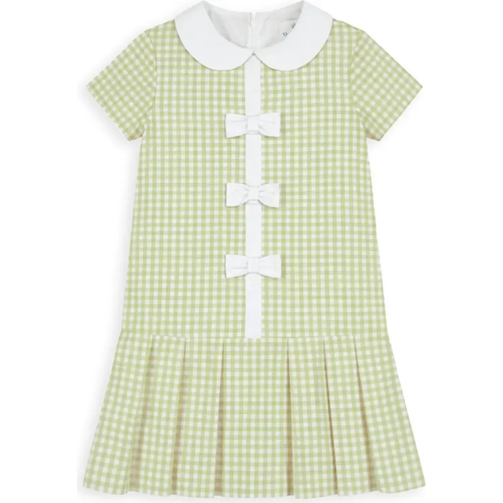 Dress with Pleated Skirt and Bows by Florence Eiseman