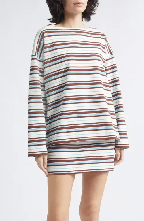 Nadine Striped Cotton Top by POSSE