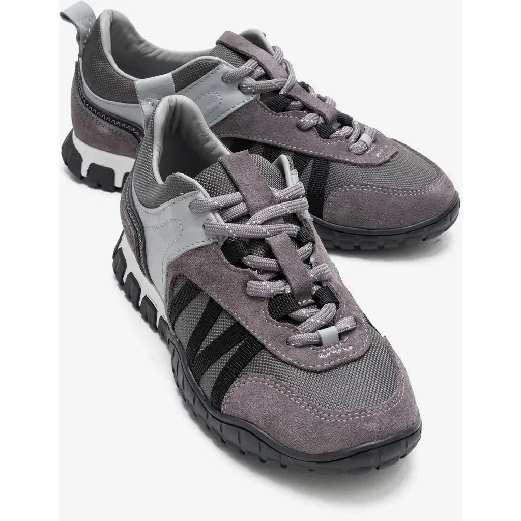Fiera Leather Mesh Sneaker by Forever & Always Shoes