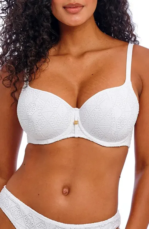 Nomad Nights Underwire Sweetheart Neck Bikini Top by Freya