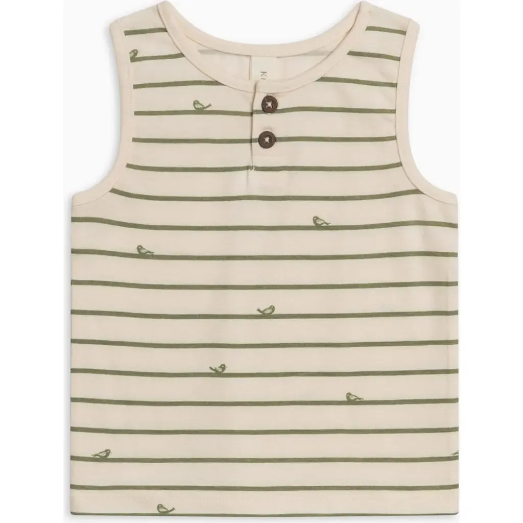 Organic Niko Henley Tank by KENDI by Colored Organics