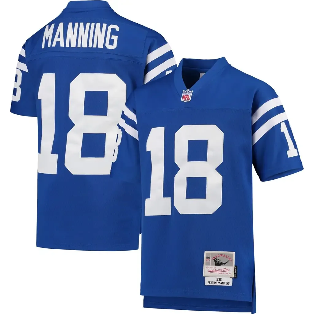 Mitchell & Ness Peyton Manning Indianapolis Colts 1998 Legacy Retired Player Jersey by Mitchell & Ness