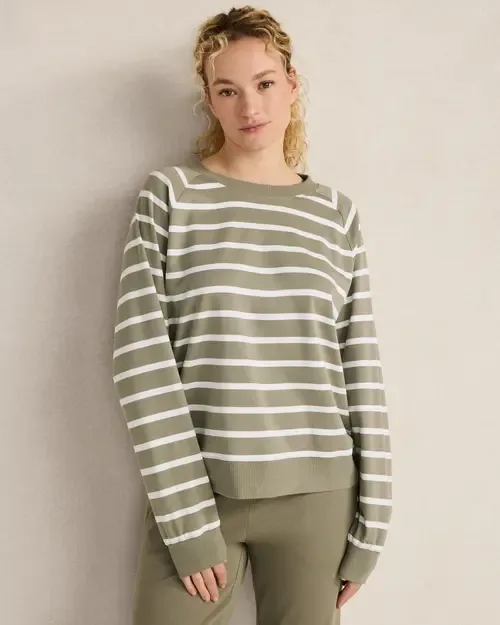 Organic Cotton Interlock Everyday Sweatshirt by Haven Well Within