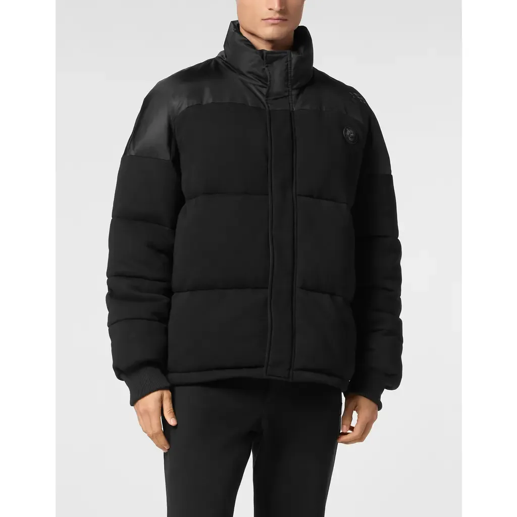 Hybrid Jersey Puffered Jacket Ls by PLEIN SPORT
