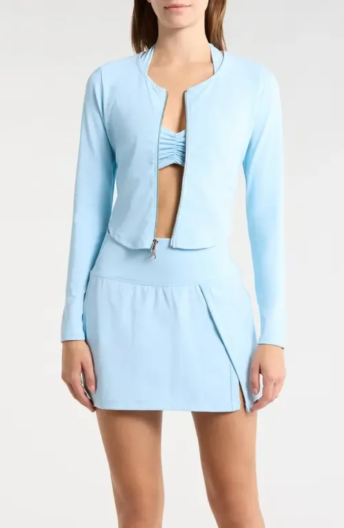 Crop Zip Cardigan by Year of Ours