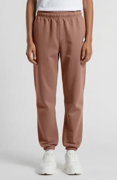 Heartly Ghost Midweight Relaxed Fleece Track Pants by Dalix