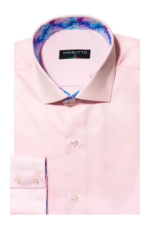 Jude Solid Button-Up Long Sleeve Shirt by MASUTTO