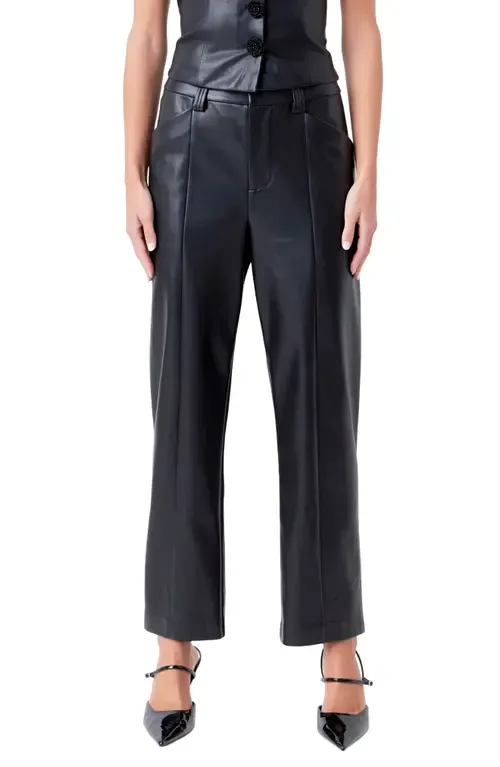 Faux Leather Pants by Endless Rose