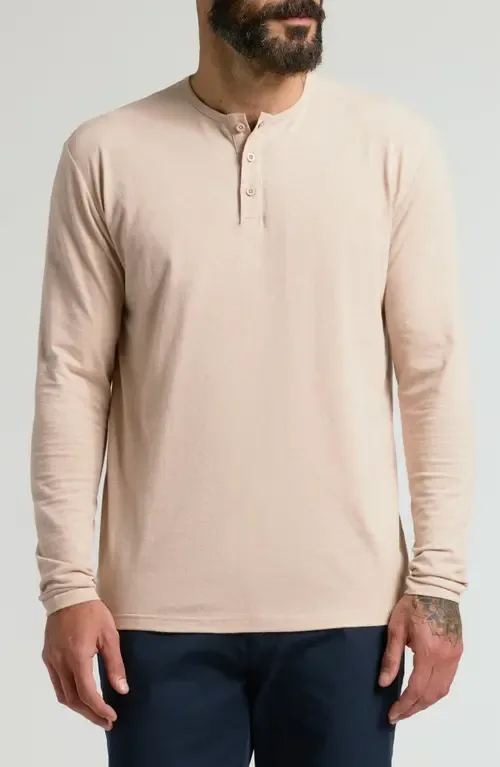 Classic Long Sleeve Henley by True Classic