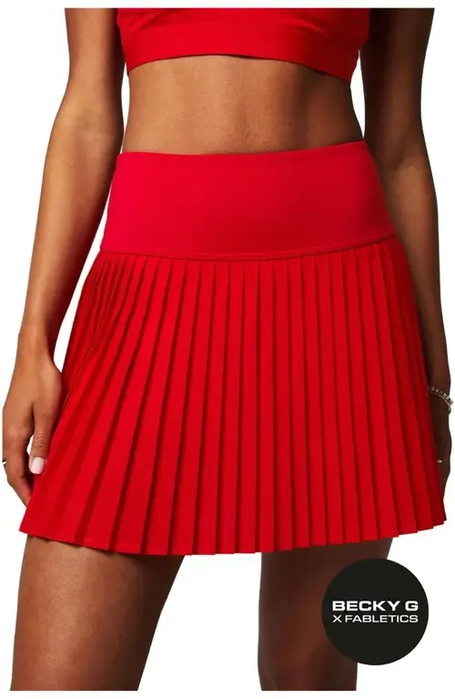 Hot Shot Pleated Skirt by Fabletics