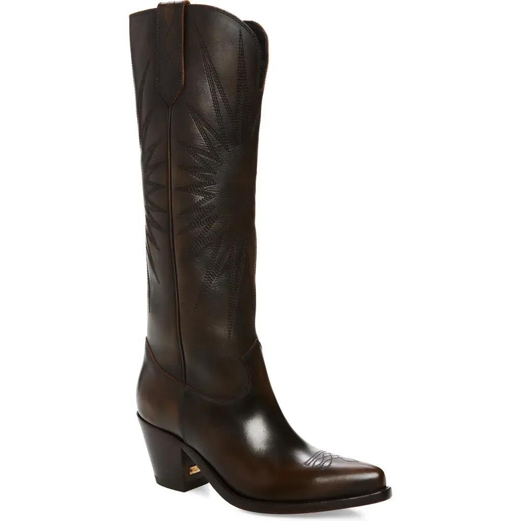 Wish Star Tall Western Boot by Golden Goose