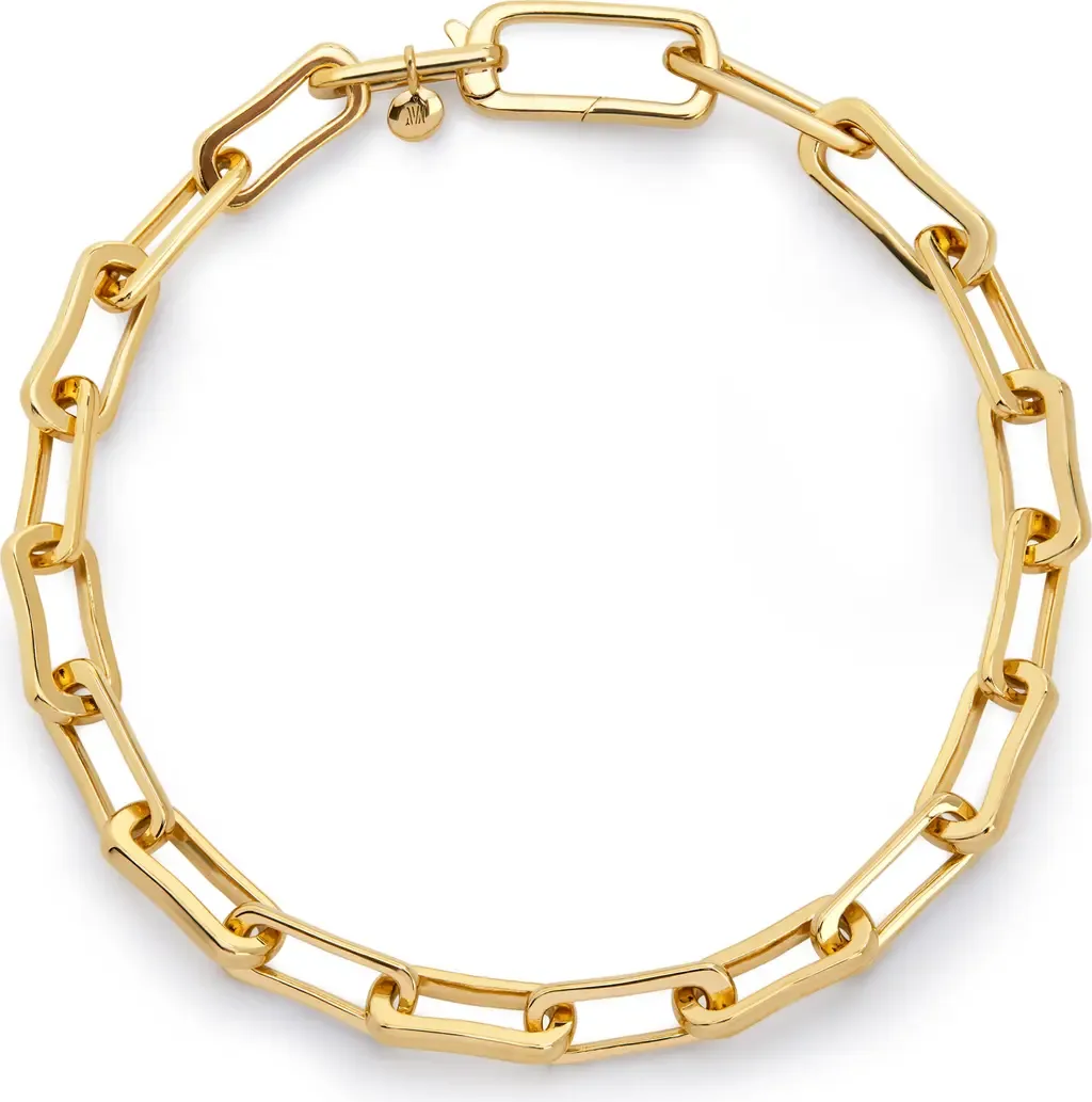 Alta Slim Chain Bracelet by Monica Vinader