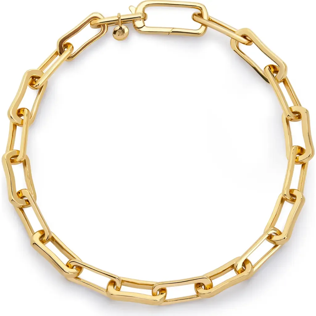 Alta Slim Chain Bracelet by Monica Vinader