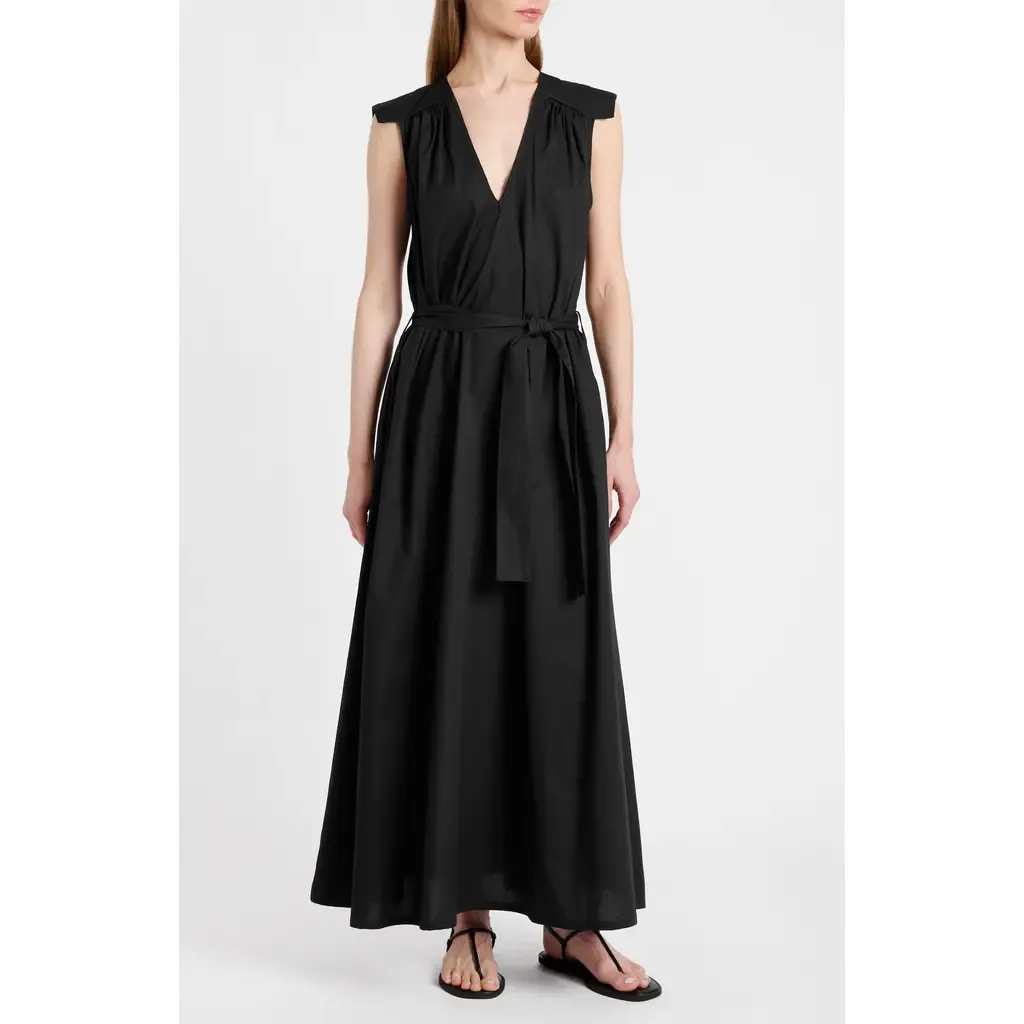 Niu Cap Sleeve Maxi Dress by Santorelli