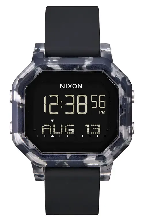 Siren Digital Silicone Strap Watch, 38mm by Nixon