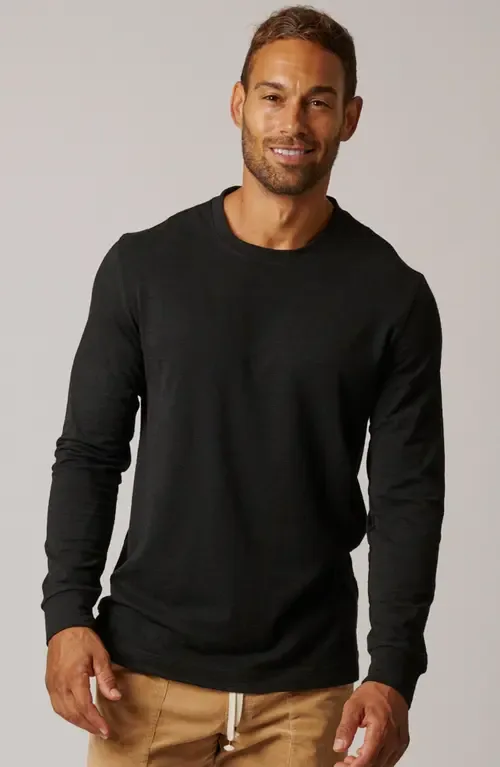 Long Sleeve Slub T-Shirt by LEISURE LAB