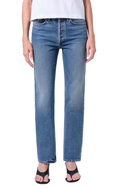 Lana High Waist Straight Leg Jeans by AGOLDE