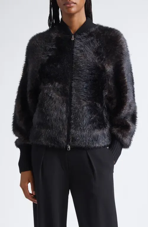 Faux Fur Jacket by Emporio Armani