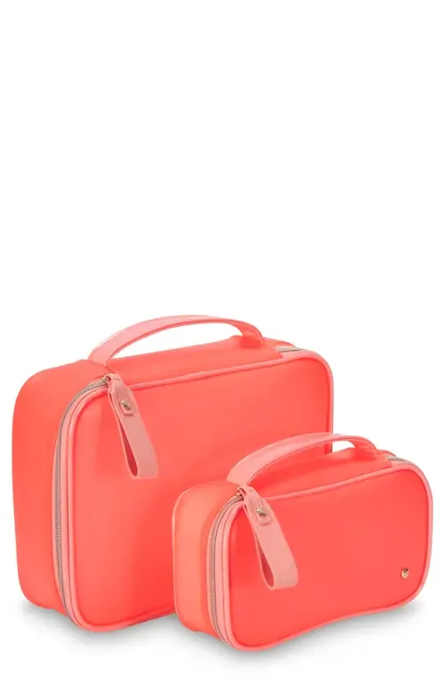 Miami Guava 2-Piece Makeup Case Set by Stephanie Johnson