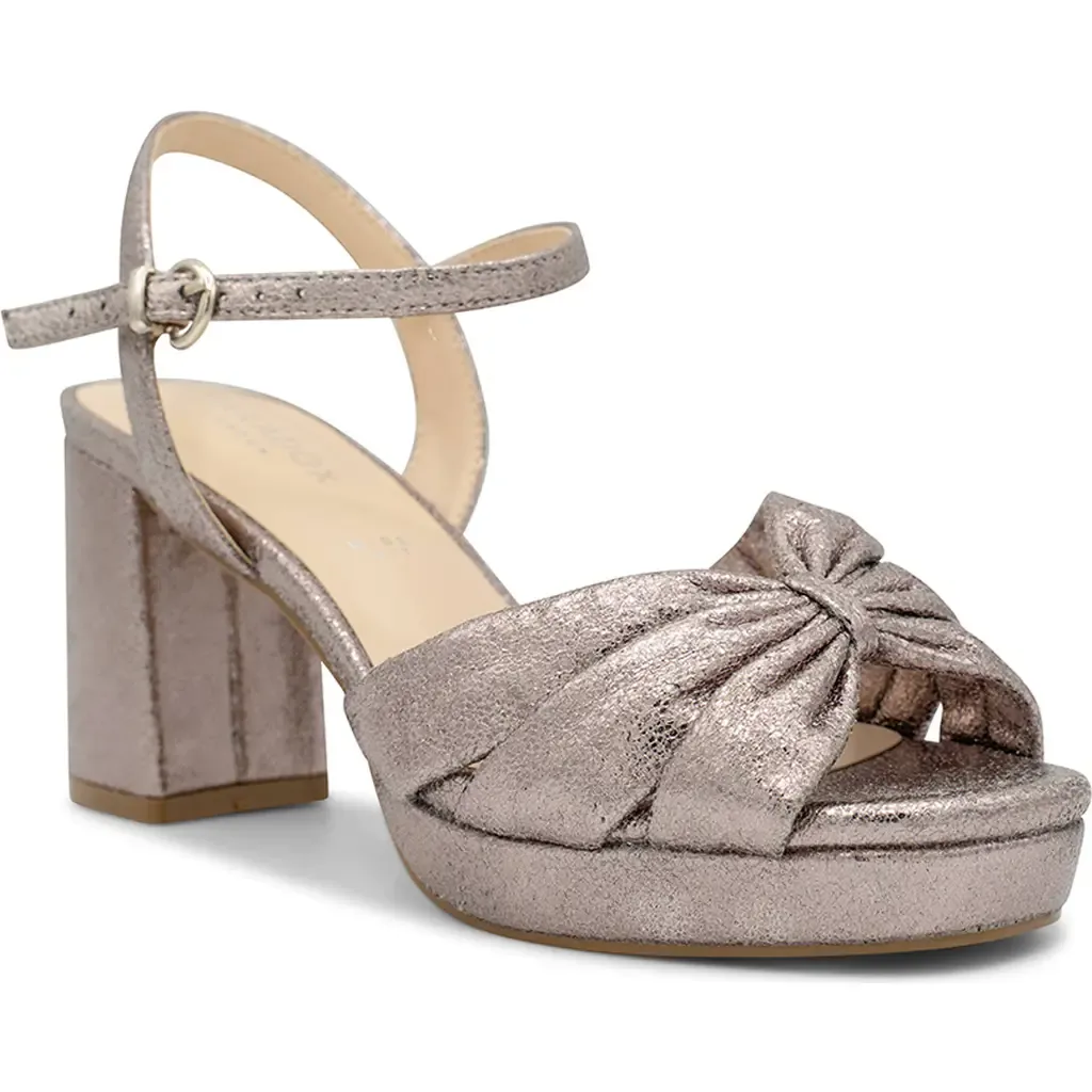 Nerita Ankle Strap Platform Sandal by Paradox London Pink