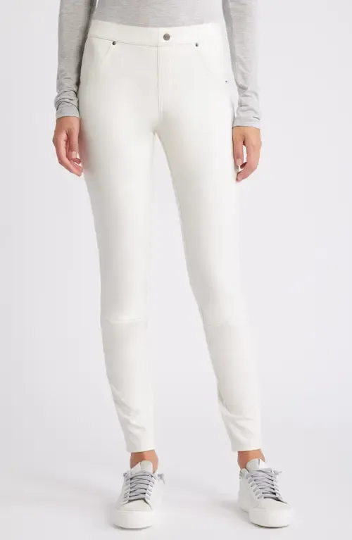 Faux Leather Leggings by Hue