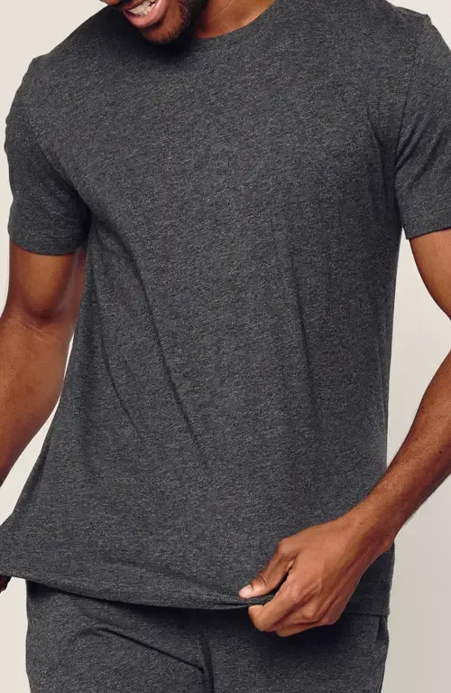 Crewneck Pima Cotton Short Sleeve Pajama T-Shirt by Petite Plume