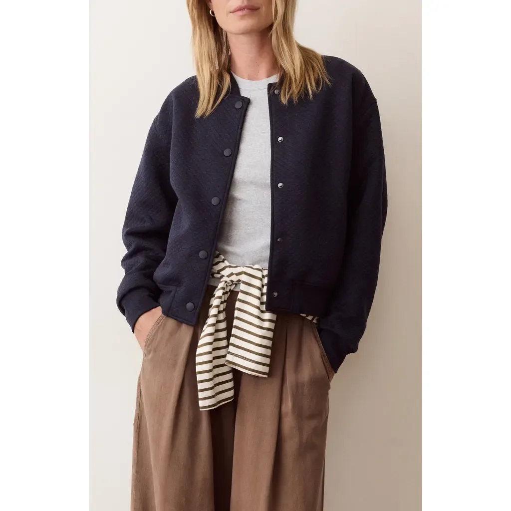 Corbet Quilted Bomber Jacket by Marine Layer