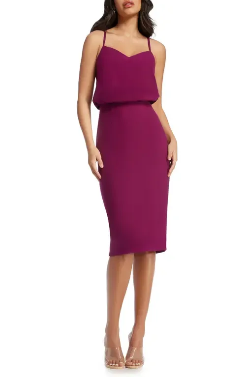 Alondra Blouson Sheath Dress by Dress the Population