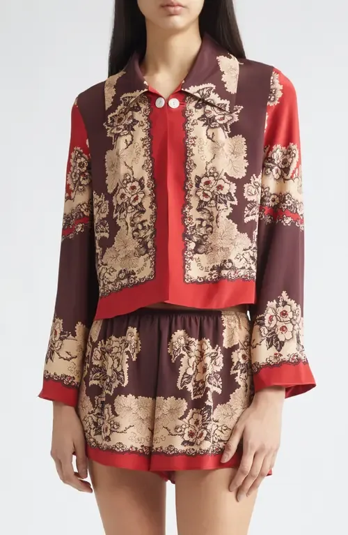 Storybook Silk Jacket by Bode