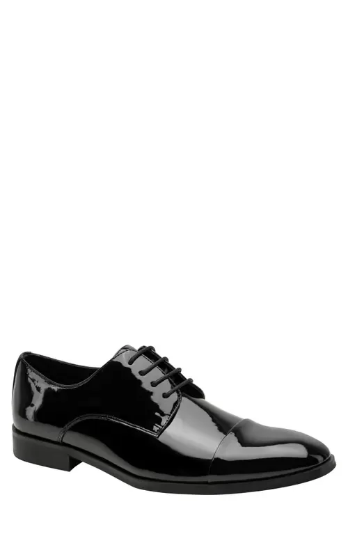 Henzer Patent Cap Toe Derby by Kenneth Cole New York