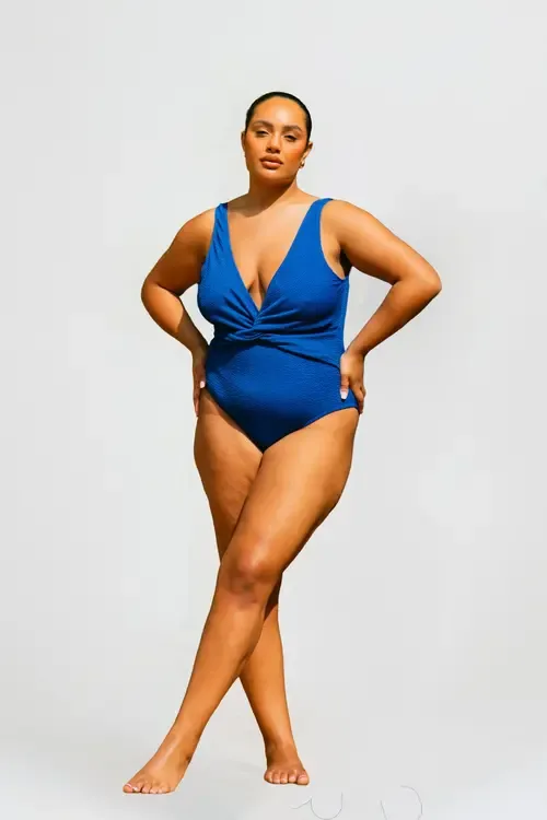 Twist Front Sculpting Swimsuit