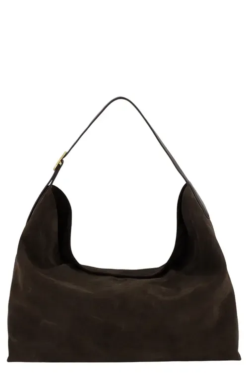 Medium Vivian Suede Hobo Bag by Vince