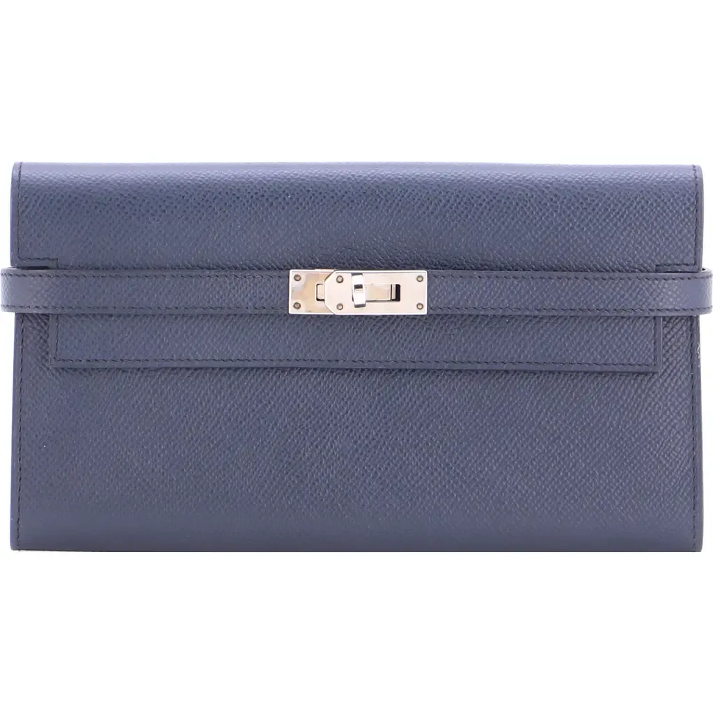Kelly Wallet Verso Epsom Long by Pre-Owned Hermes