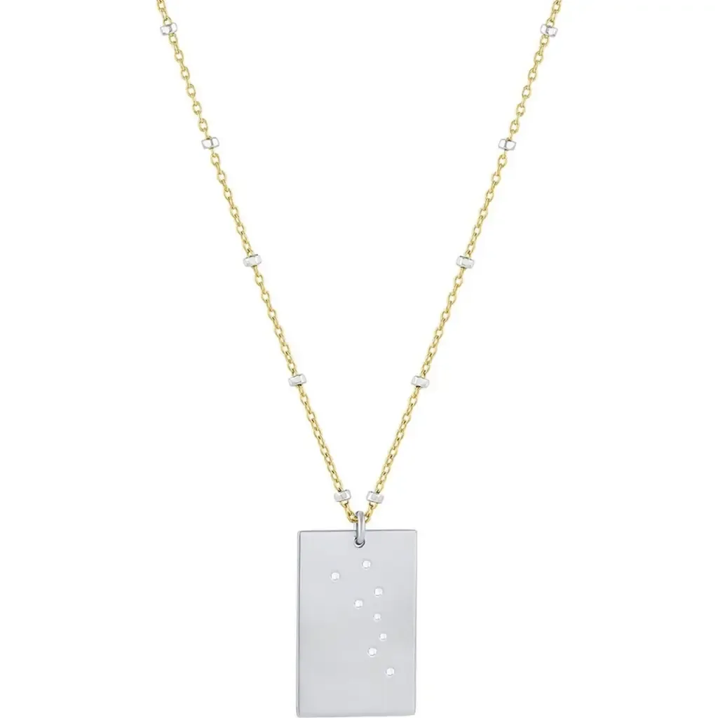 Zodiac Constellation Pendant Necklace - Taurus by Set & Stones