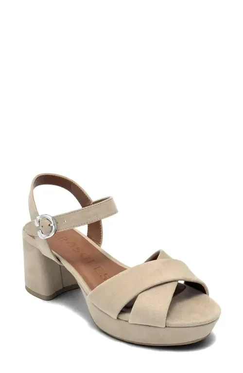 Cosmos Sandal - Wide Width Available in Dune Suede by Aerosoles