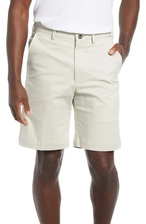 Classic Flat Front Chino Shorts