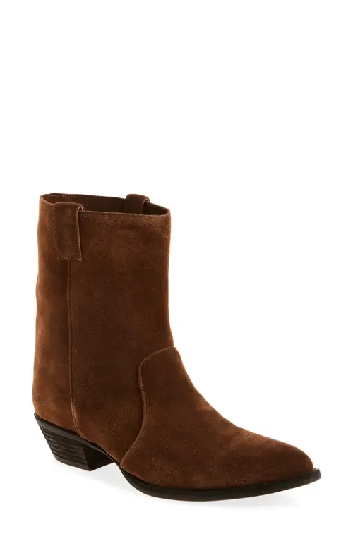 Busca Suede Pointy Toe Boot