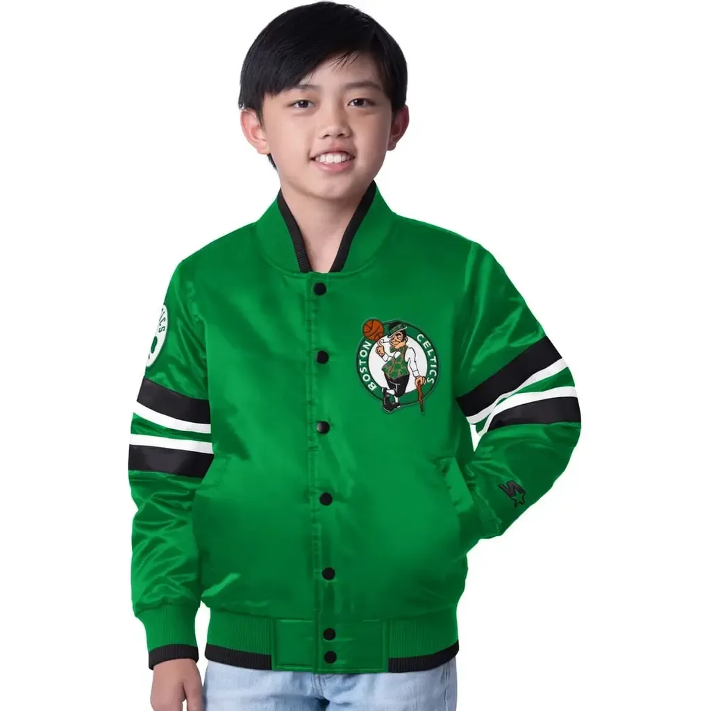Boston Celtics Scout Varsity Full-Snap Jacket by STARTER